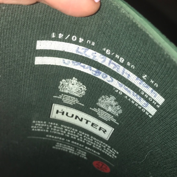 Hunter tall rain boots - Picture 5 of 5